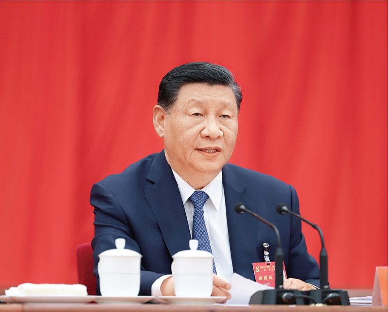 　　中國共產黨第二十屆中央委員會第三次全體會議，于2024年7月15日至18日在北京舉行。中央委員會總書記習近平作重要講話。 新華社記者 鞠鵬/攝